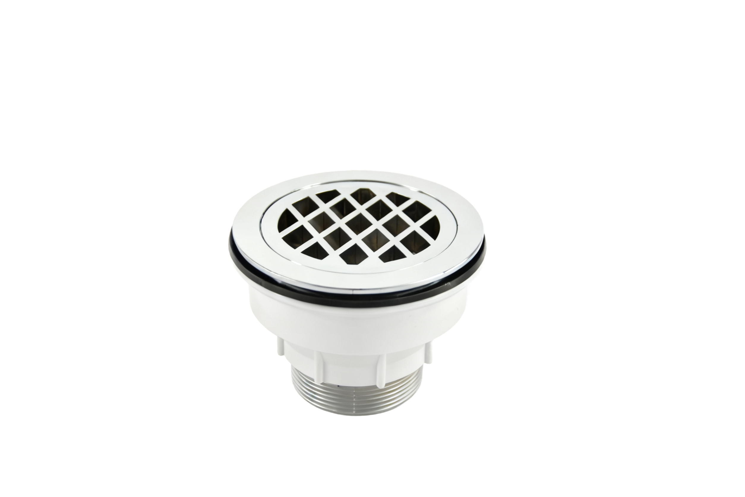 Shower Base Waste with Chrome Grate